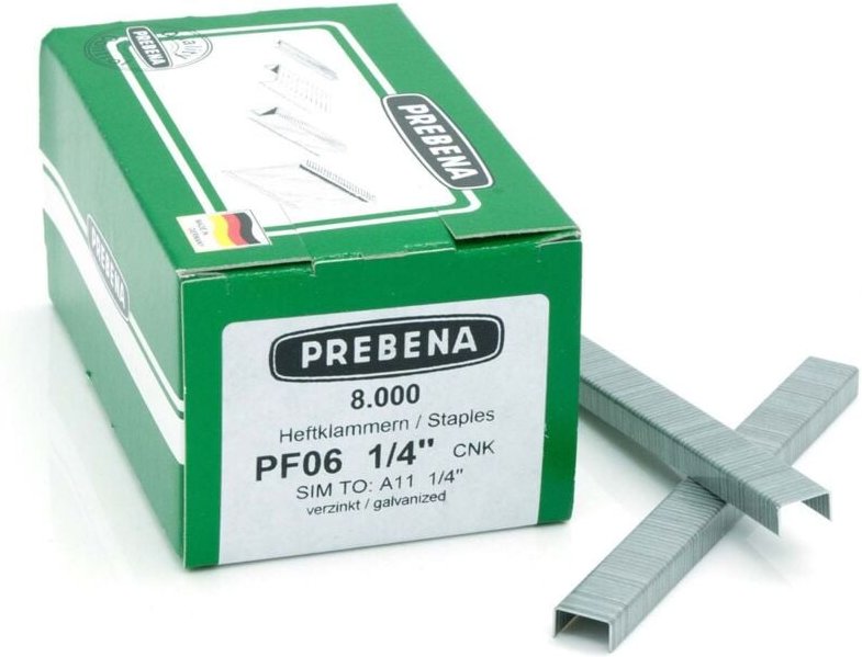 Prebena - Heftklammern PF06CNK verzinkt - neue vpe 8.000 Stück
