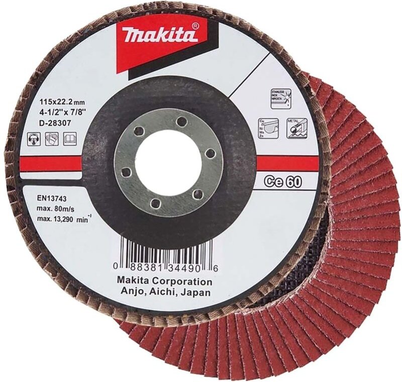 Fächerschleifscheibe 125 mm, 40f - Makita