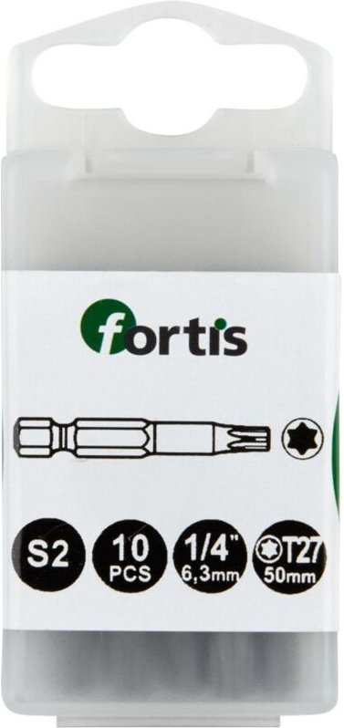 Fortis Bit 1/4 DIN3126 E6,3 TX27x 50 mm a10Stk