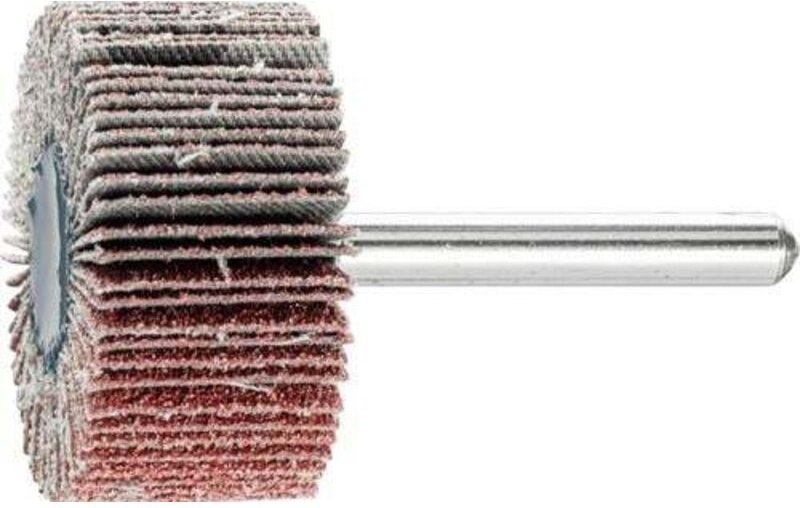 Fächerschleifer Ø40xH20mm K.60 Korund Schaft-D.6mm Pferd