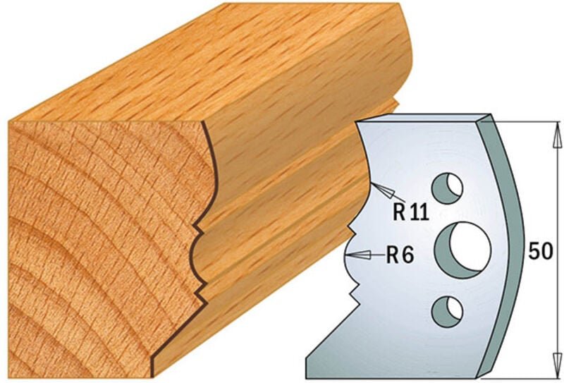 690.503 Paar Messer Kss 50x4mm