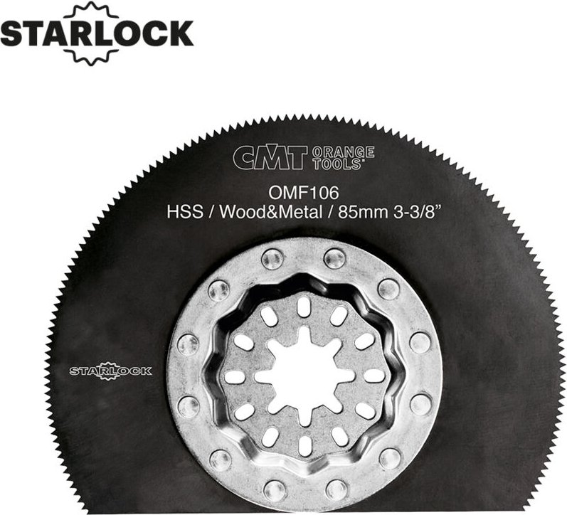 Thumbnail - HSS SEGMENTIERTES SÄGEBLATT OMF106-X1 FÜR METALL/HOLZ D=85x1mm SL