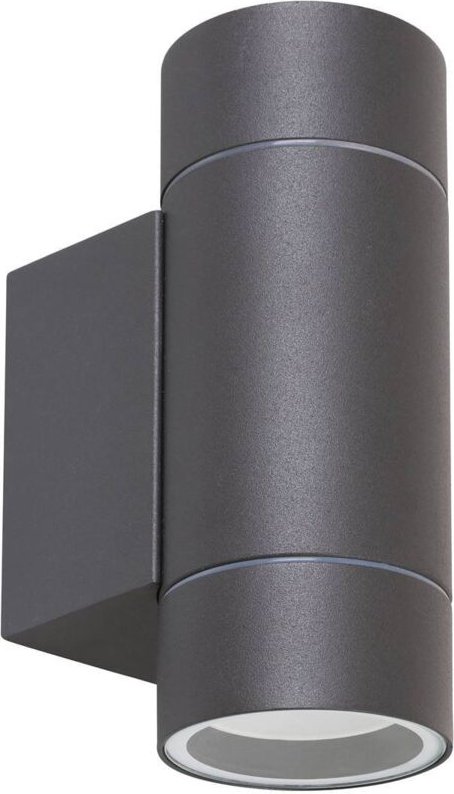 Minimalistische Außenwandleuchte 2xGU10 Phoenix anthrazit 8119 Rabalux