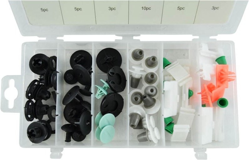 Audi kunststoff clip case 31 stück JBM 52890