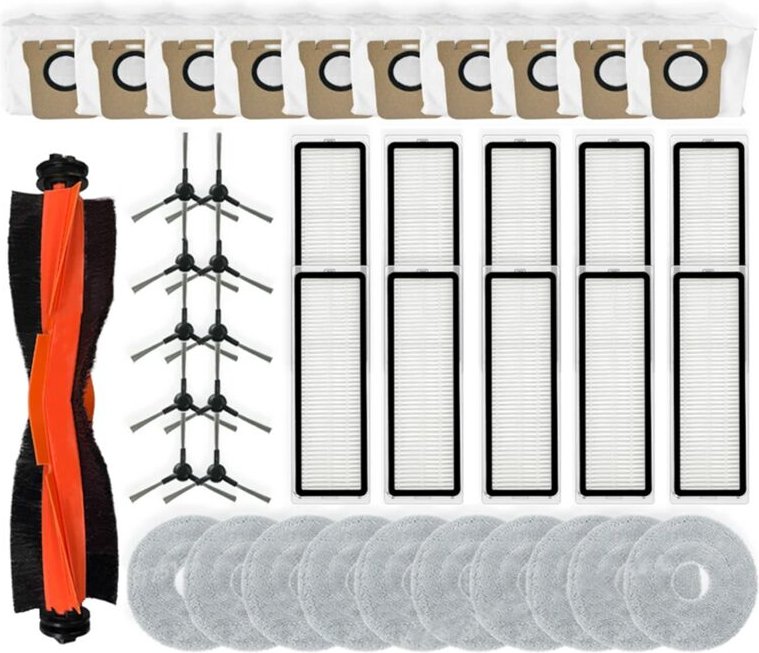 Für Roboterstaubsauger X20 pro Ersatzteile Hauptseitenbürste