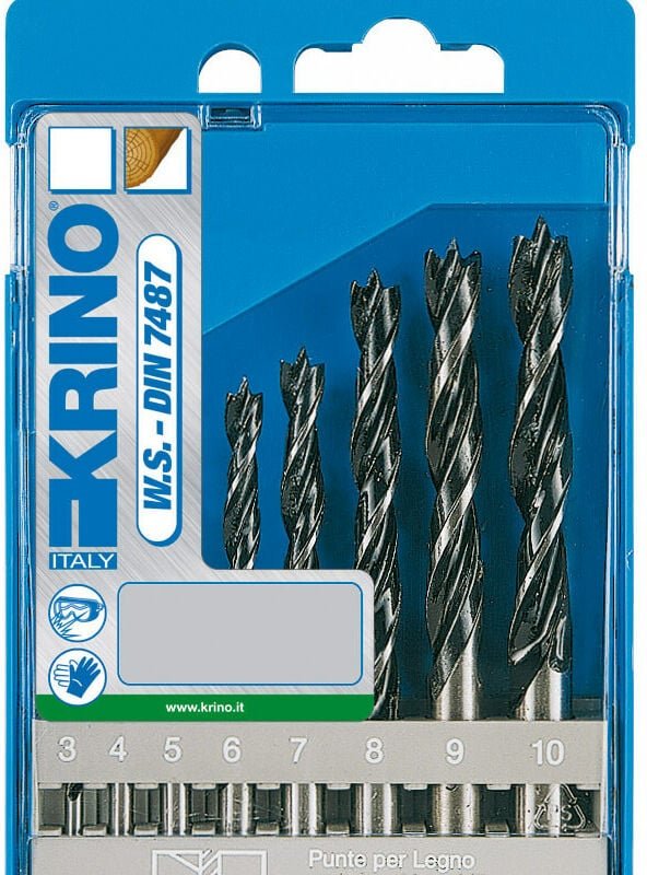 Holzbohrer - Set mit 8 Stück