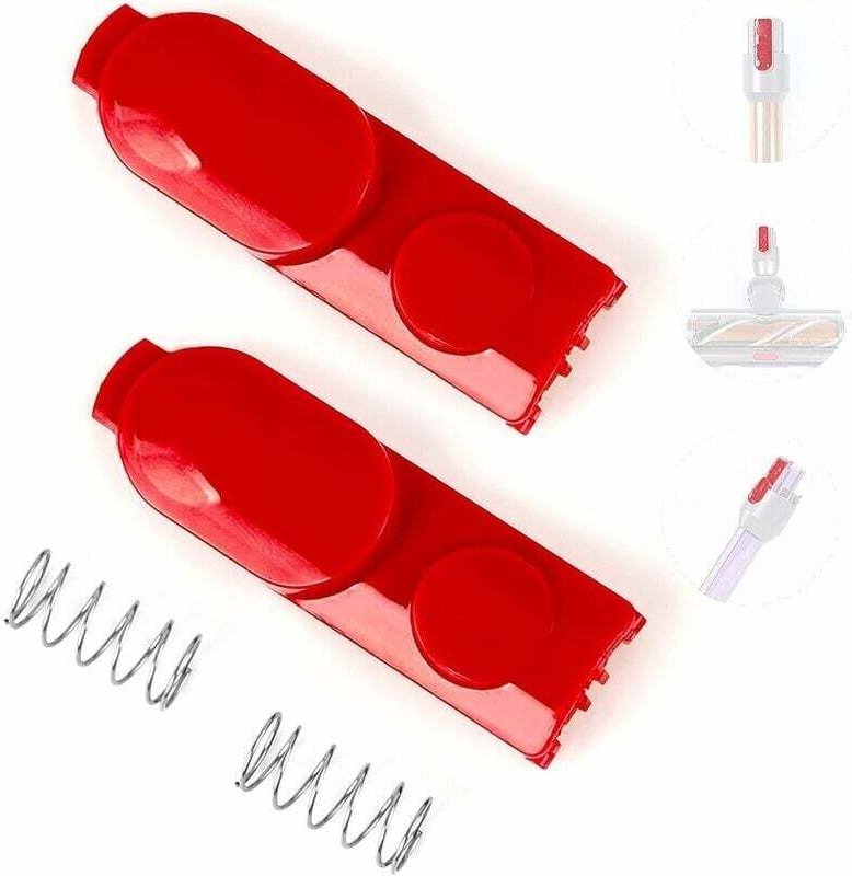 2PCS boutons de verrouillage à clip Accessoire pour Dyson V7 V8 V10 V11 V12 V15 Aspirateur Pièces de Rechange, Durable b...