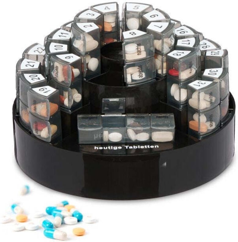 Box fur tabletten 31 tage 4 facher 883