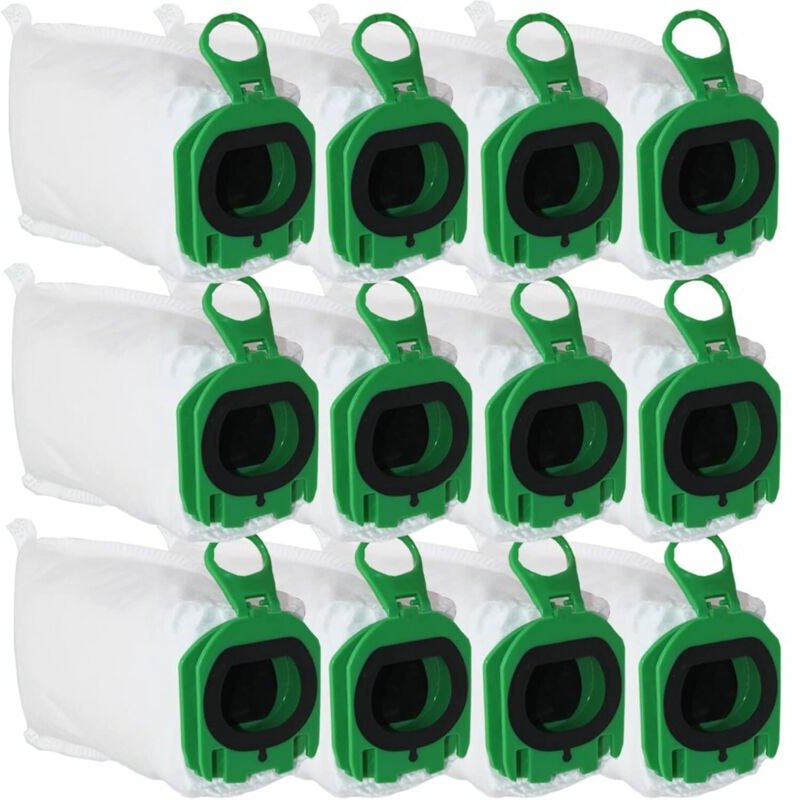 Thumbnail - 12 Staubsaugerbeutel für Vorwerk Kobold VB100 vb 100, Ersatzstaubbeutel für Vorwerk Kobold FP100 fp 100 Staubsauger - Sh...