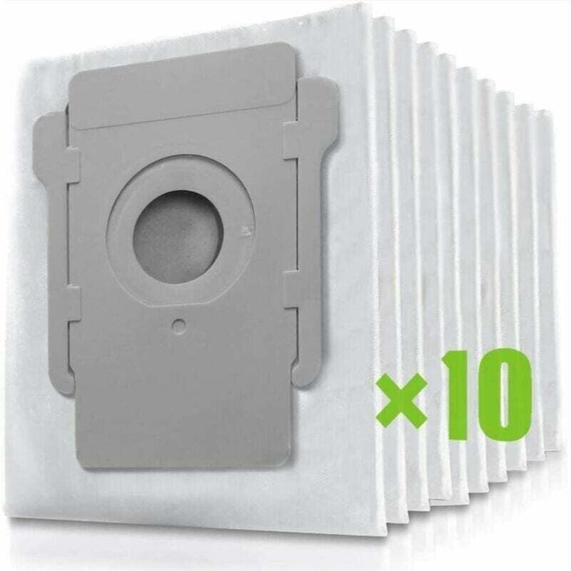 Bolsas para aspiradora (paquete de 10) compatibles con las series iRobot Roomba i, s y j. Reemplazo para iRobot Roomba i...