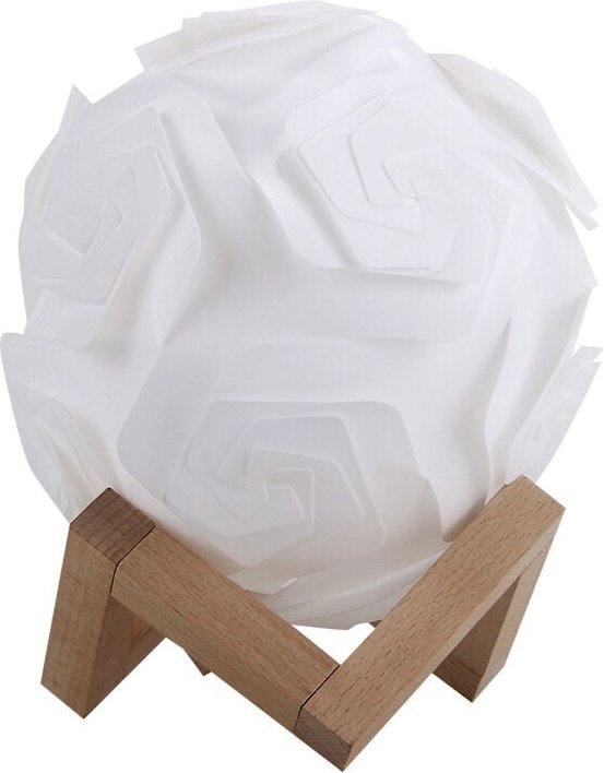 Nachtlampe - LED-Licht Kreatives Nachtlicht diy usb Kleine Schreibtischlampe mit Holzständer