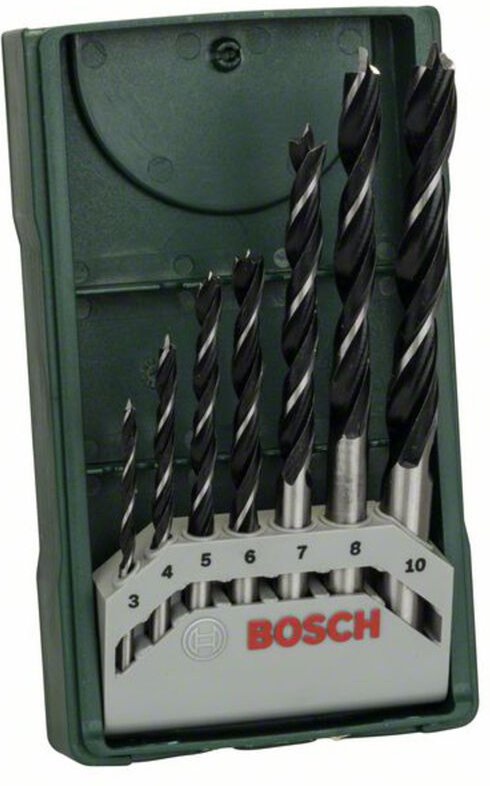 7-teiliges Mini-X-Line-Holzbohrer-Set - Bosch