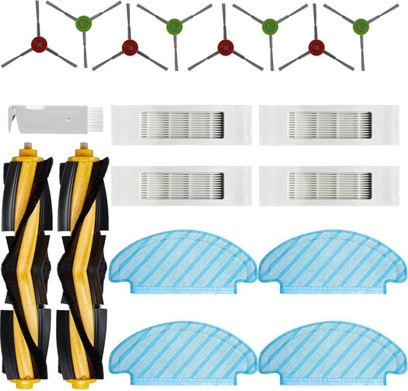Kompatibel für Ecovacs Deebot T8, Ersatzzubehör Kompatibel für Ecovacs Deebot Ozmo T8 920 T8+ T8 AIVI T8 Max N8 Pro N8