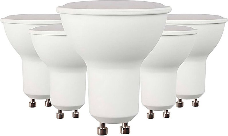 7hsevenon - 5er-Pack LED-Strahler GU10 6W Equi.50W 540lm 15000H Primer Leader