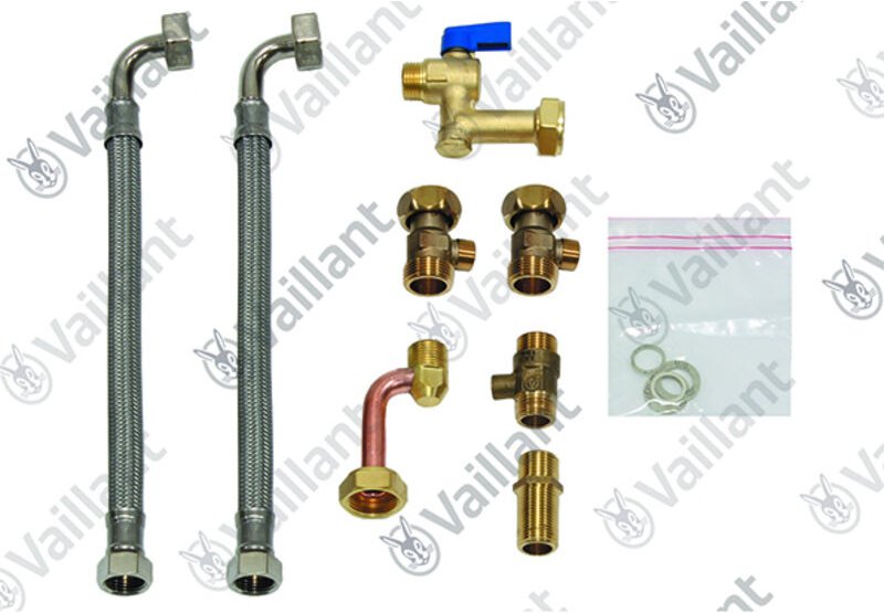 Vaillant atmoMAG Adaptionskit 304825 mit KW/WW Anschluss, für Soloschalter