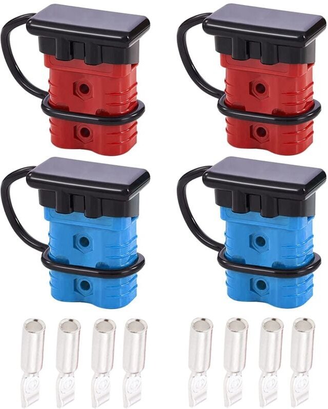 4 StüCk 2-4 awg 175A Batterie Strom Anschluss 12-36V Kabel Schnell Kupplung Trennung Satz für Auto Fahrrad atv Seil Wind...