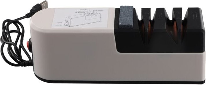 Usb Schneller Elektrischer MesserschäRfer, Automatischer, Einstellbarer SchäRfer, 3 Stufen, für Messer, Scheren, Haushal...