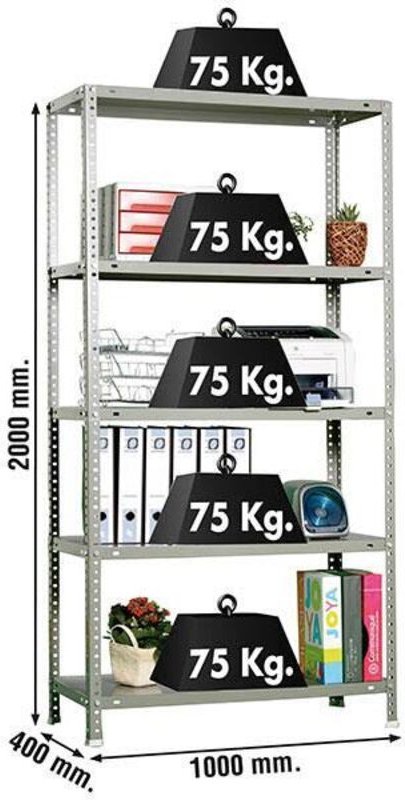 Simonrack Advantage Plus 5/400 Metallregal in Grau