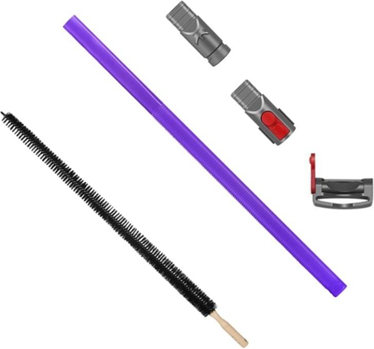 5-teiliges Trockner-Entlüftungsreiniger-Set für V7 V8 V10 V11 V12 V15 V6, Befestigung von Ecken und Lücken, Flusenentfer...
