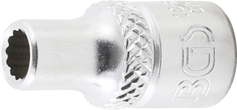 Bgs Technic - Steckschlüssel-Einsatz Zwölfkant Antrieb Innenvierkant 6,3 mm (1/4') sw 3/16'