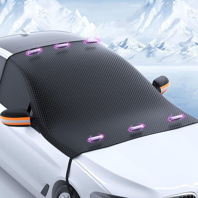 Thumbnail - Windschutzscheibenabdeckung Winter Windschutzscheibenabdeckung Auto 6 Magnet, Windschutzscheibenabdeckung Fixierung Falt...