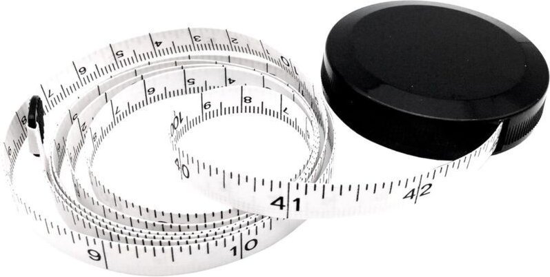 Maßband für Körpermaße, kleines Maßband für Schneider, 150 cm (60 Zoll), weiß
