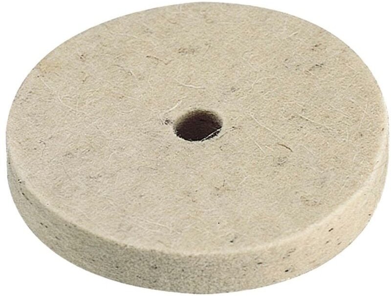 1 Polierfilzscheibe Bohr=10mm ø75x10mm - 2130000 - Wolfcraft
