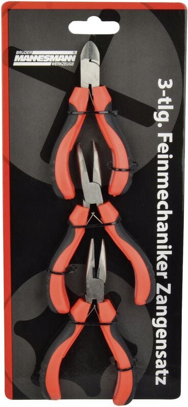 Brüder Mannesmann - M10850 Werkstatt Zangen-Set 3teilig