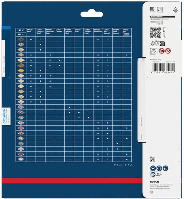 Bosch EXPERT Kreissägeblatt Stainless Steel, 203x15,88 mm, Z48