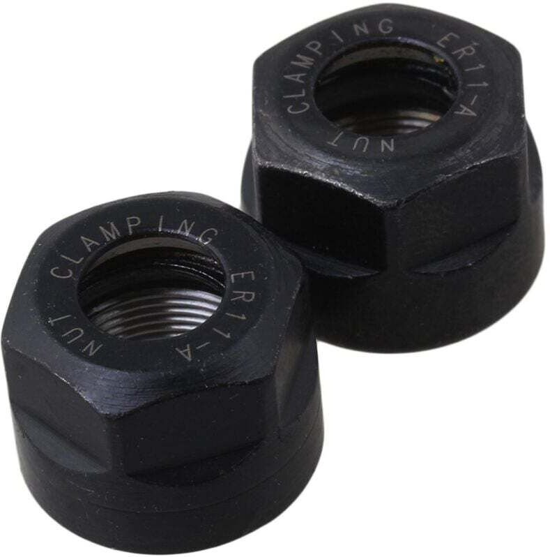 2 Pièces Pince De Serrage ER11 Type A Écrou CNC Tour Fraisage M14x0.75mm