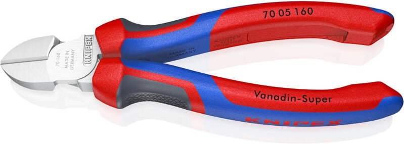 Knipex - 70 05 160 Seitenschneider mk Hülle verchromt 160 mm