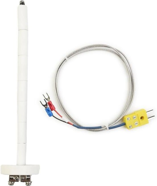 Hochleistungs-Thermoelementsonde Typ K für Hochtemperaturmessungen, 3,3 Fuß Langes Kabel, -58 Bis 2372 °F (-50 1300 °C) ...