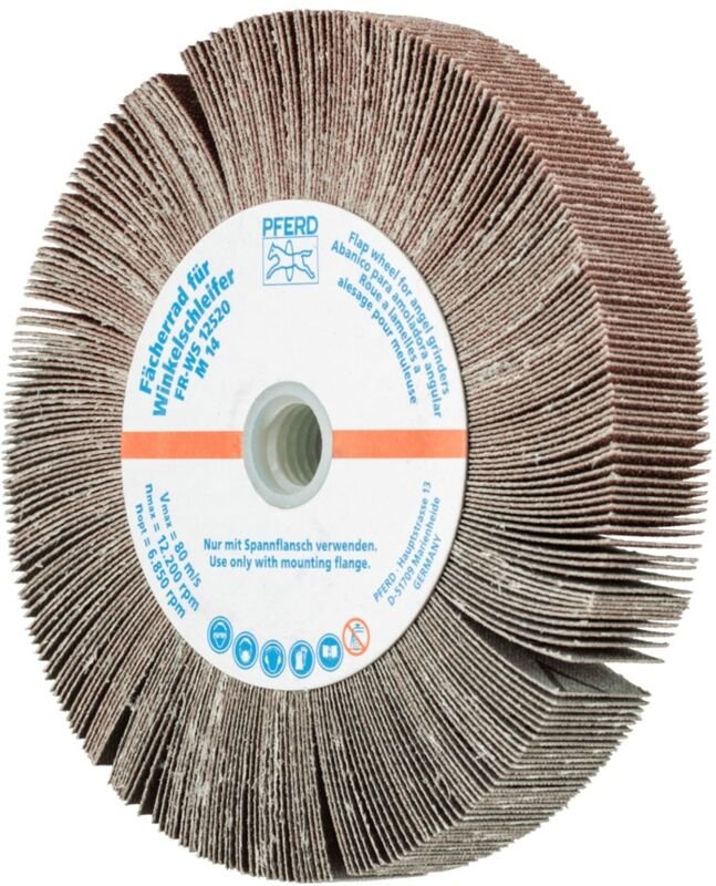 Pferd - 44782512 Lamellenschleifrad für Winkelschleifer Durchmesser 125 mm 2 St.
