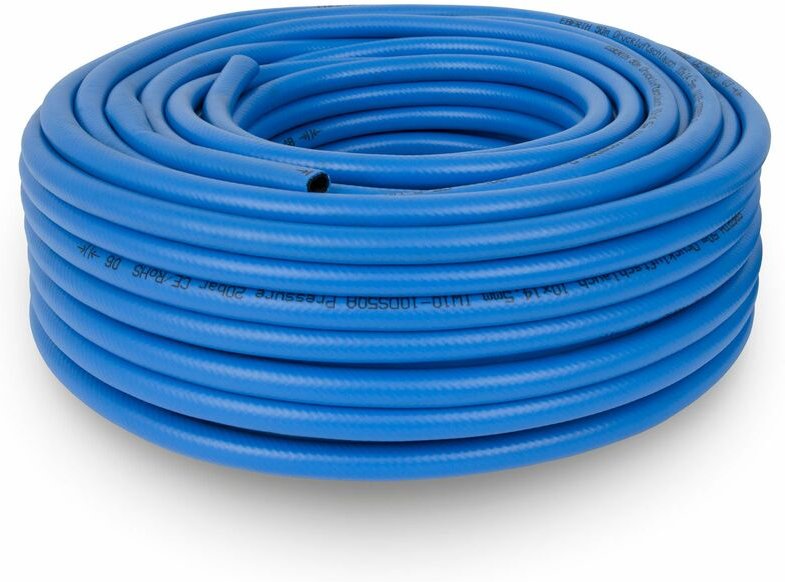 Druckluftschlauch Gewebeschlauch Luftschlauch in 40m Länge, Kompressor Schlauch mit 10mm x 14,5mm Durchmesser (innen x a...