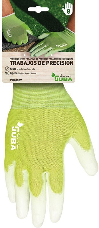 Präzisionshandschuh aus Nylon/Polyurethan, Größe 7 Juba