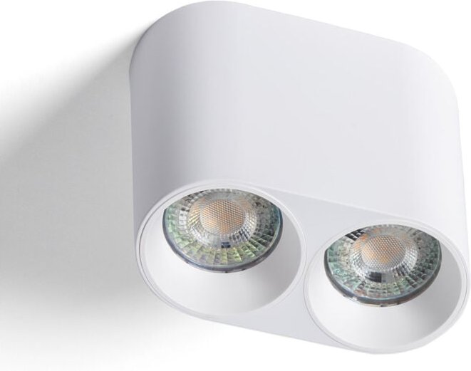 Deckenleuchte Rund Doppelt Traxim Weiß