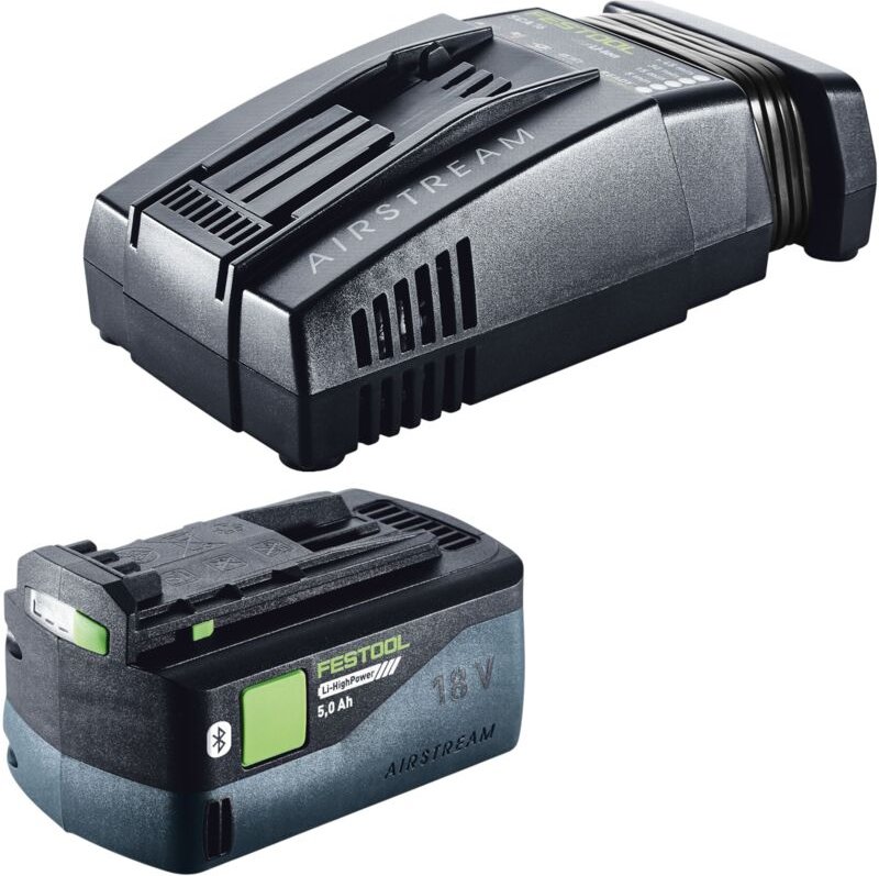 Festool Energie Set 1x BP 18 Li 5,0 HP-ASI HighPower Akkupack 18 V 5,0 Ah ( 578519 ) + SCA 16 Ladegerät ( 576953 )
