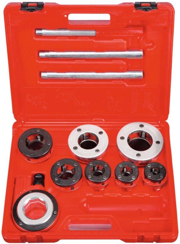 Rothenberger - Gewindeschneidkluppe super CUT-Set,BSPT R,3/8-1.1/4' i.Koffer