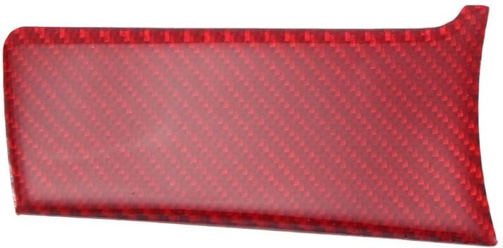 Tlily - ABS-Rot-Carbon-Faser-Treiber-Armaturenbrett-Abdeckung, Dekor-Aufkleber für Honda Civic 10. Generation 2016 2017 ...