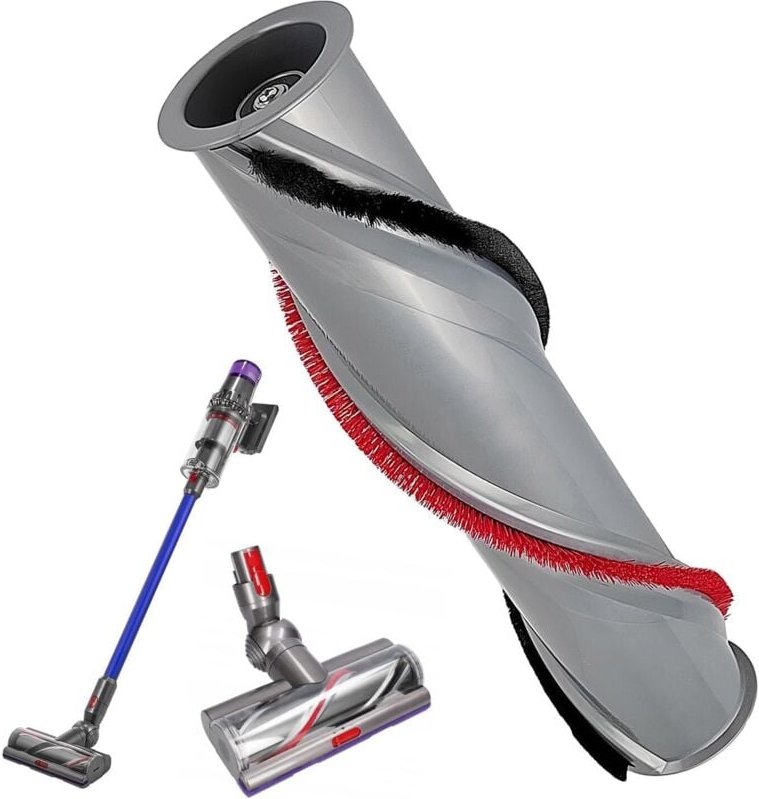 Bürstenrolle für Dyson V11, 238 × 50 mm Ersatzbürstenrolle, Zubehör für Dyson, Kunststoff-Ersatz-Reinigungsbürste, für R...
