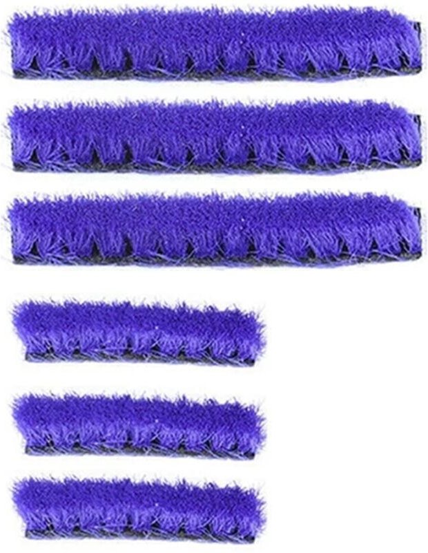 6Pcs Weiche PlüSchstreifen für V7V8V10V11 Serie Staubsauger Soft Roller Head ErsatzzubehöR