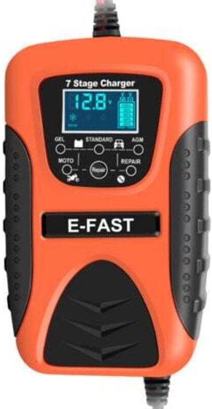 Batterie-Desulfator, 7-stufiges Autobatterieladegerät für Boote für Rasenmäher für Motorräder