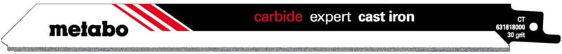 2 Säbelsägeblätter 'expert cast iron' 225 x 1,25 mm, HM-beschichtet, Korn 30 2 Stk - Metabo