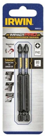 Irwin końcówka udar. ph2 x 89mm/2szt.
