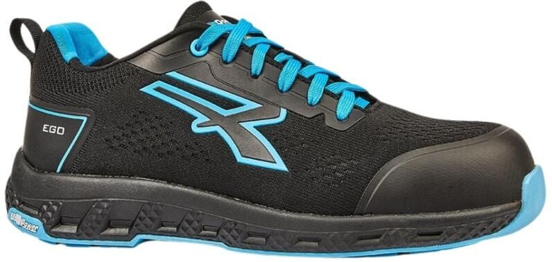 U-Power Deon ESD S1PS HI HRO FO SR Arbeitshalbschuhe - 39 EU - Schwarz / Hellblau