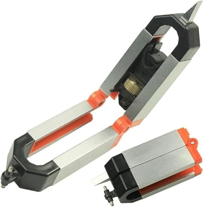 Konturenlehre, Mehrzweck, Ellipse, gebogene Konturenlehre, Holzbearbeitung, Formlehre - Lntyq