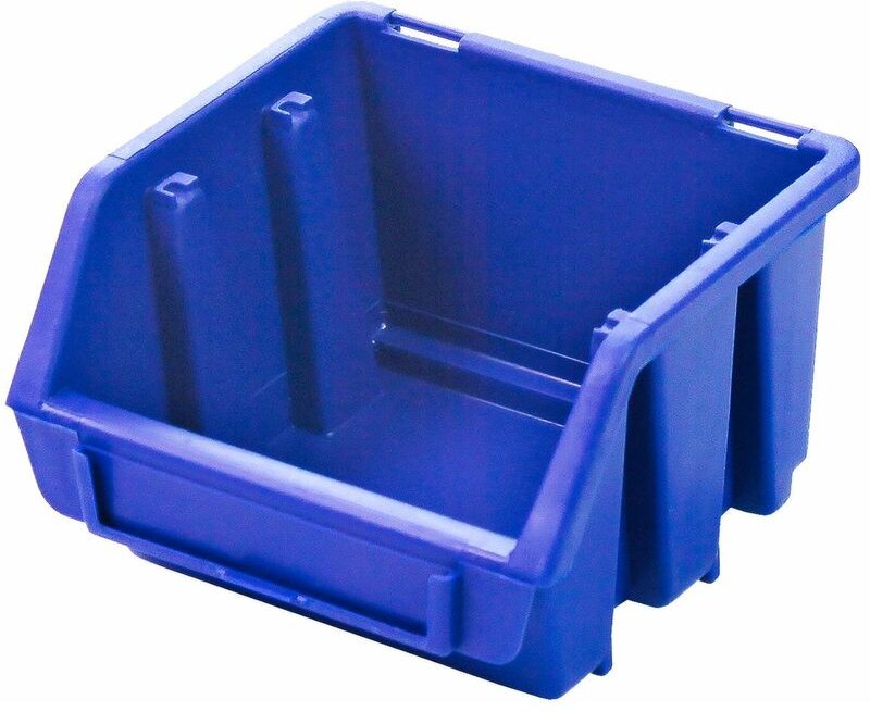 ADB - Ergobox Gr. 1 blau 116x112x75mm Sichtlagerkasten Stapelbox Schütte