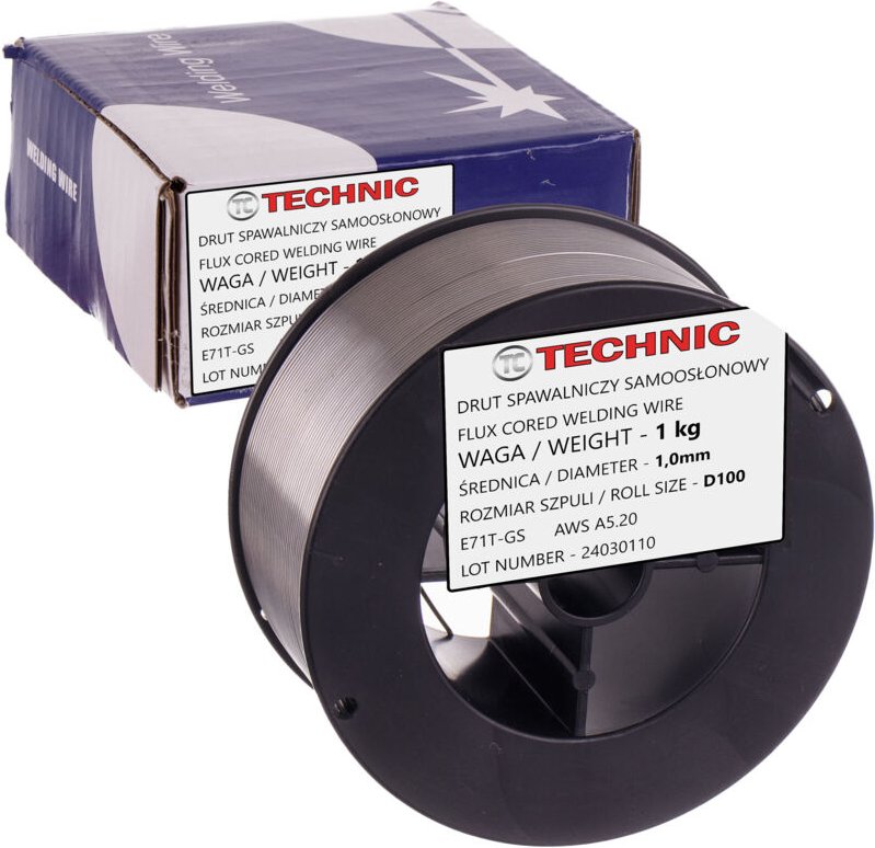 Selbstschützender Schweißdraht MIG MAG 1,0 mm 1 kg zum Stahlschweißen