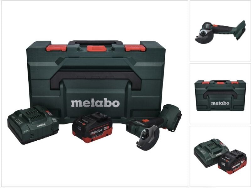 Thumbnail - Metabo CC 18 LTX Akku Winkelschleifer 18 V 76 mm Brushless + 1x Akku 5,5Ah + Ladegerät + metaBOX