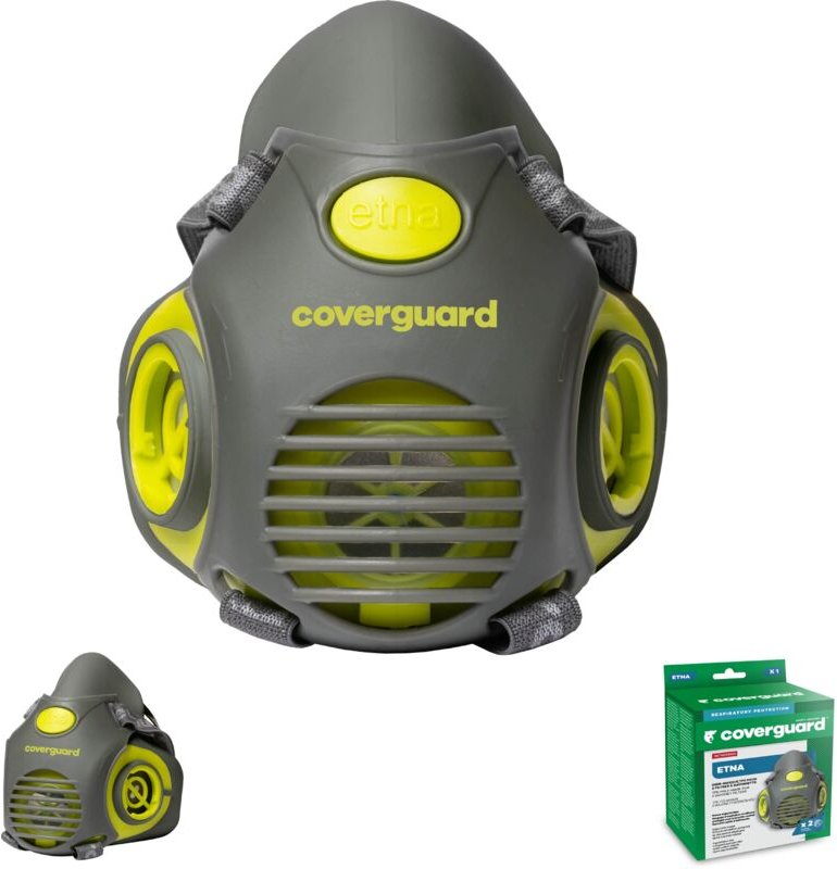 Halbmaske aus TPE mit Zwei-Kartuschen Bayonette ETNA